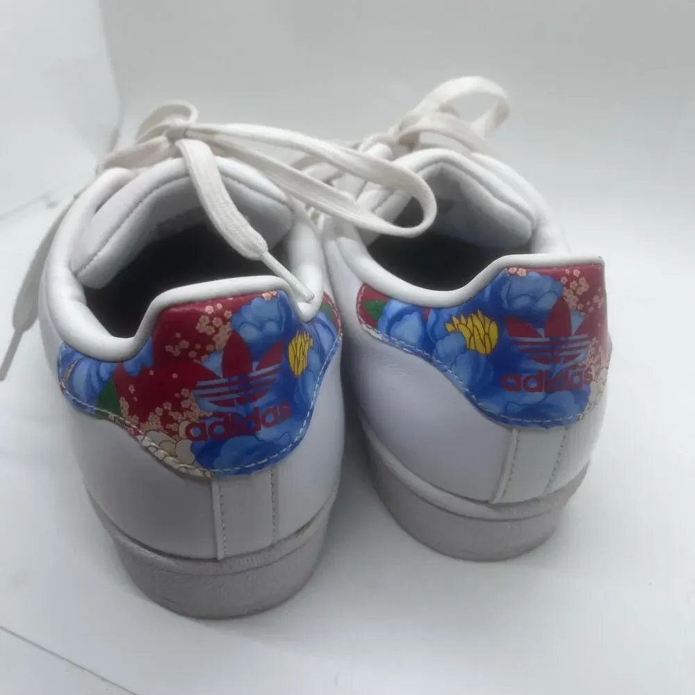 adidas superstar floral